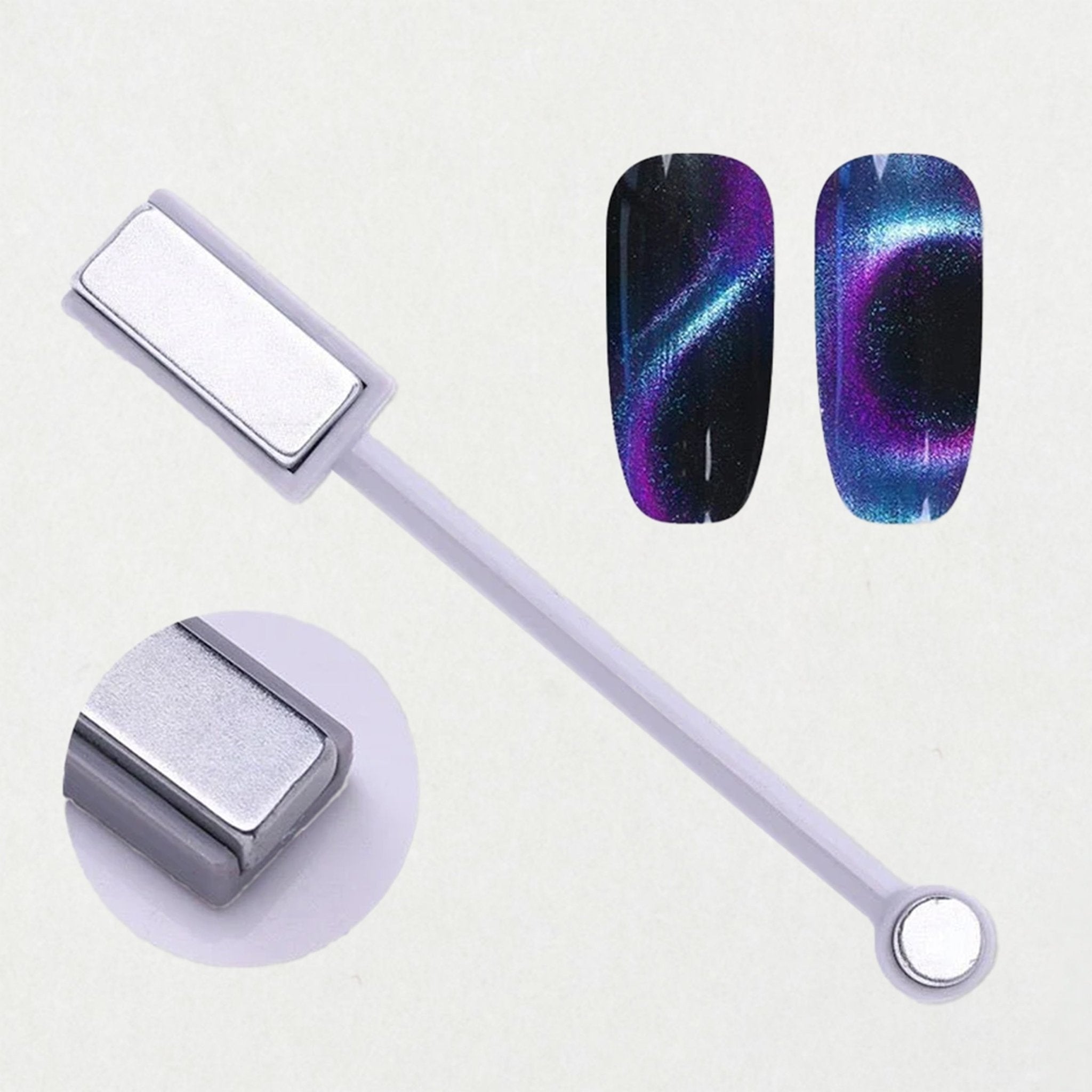 Imán doble para esmalte magnético