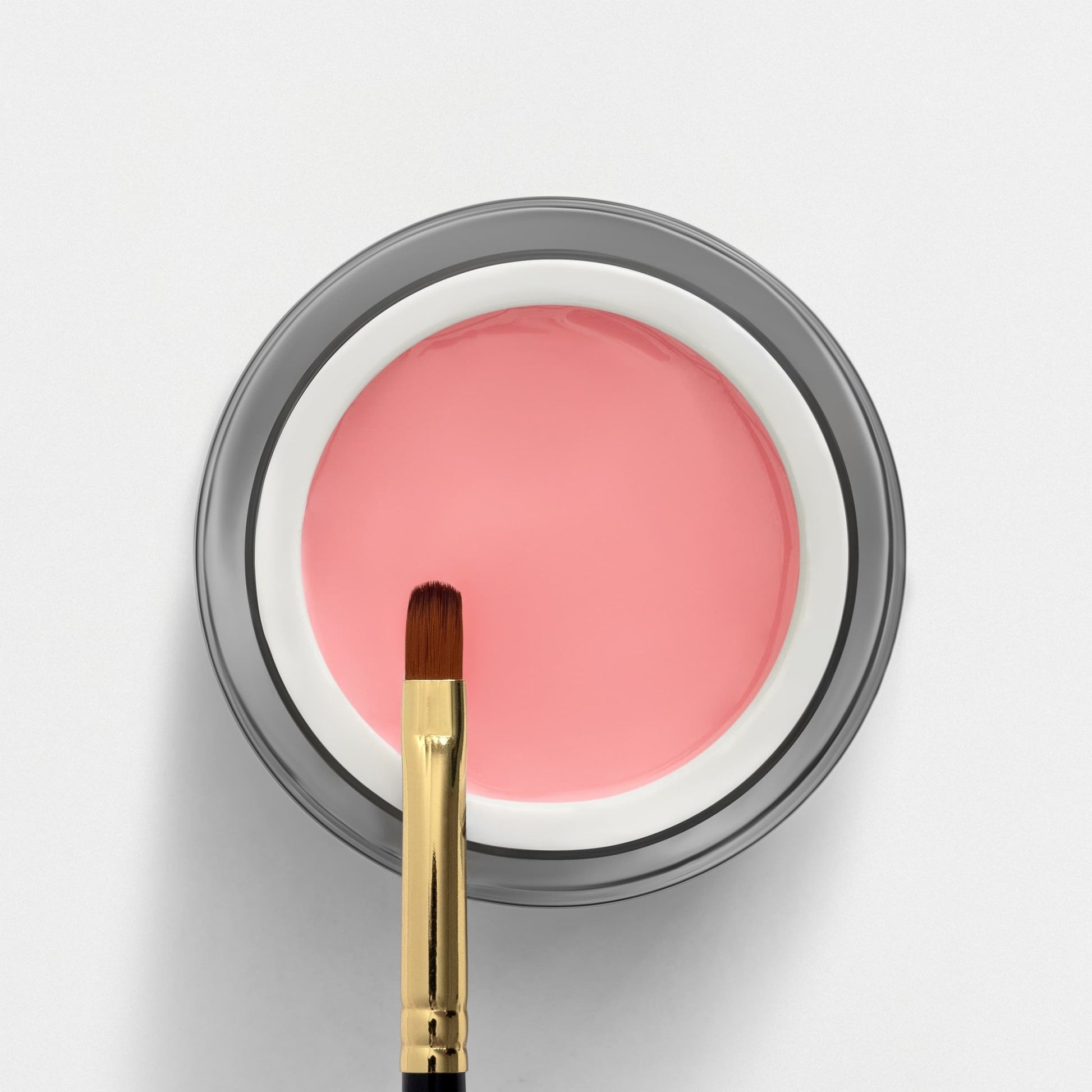 Gel Cold Blush con pennello, tonalità intensa e ideale per strutture visibili o babyboomer sfumati.