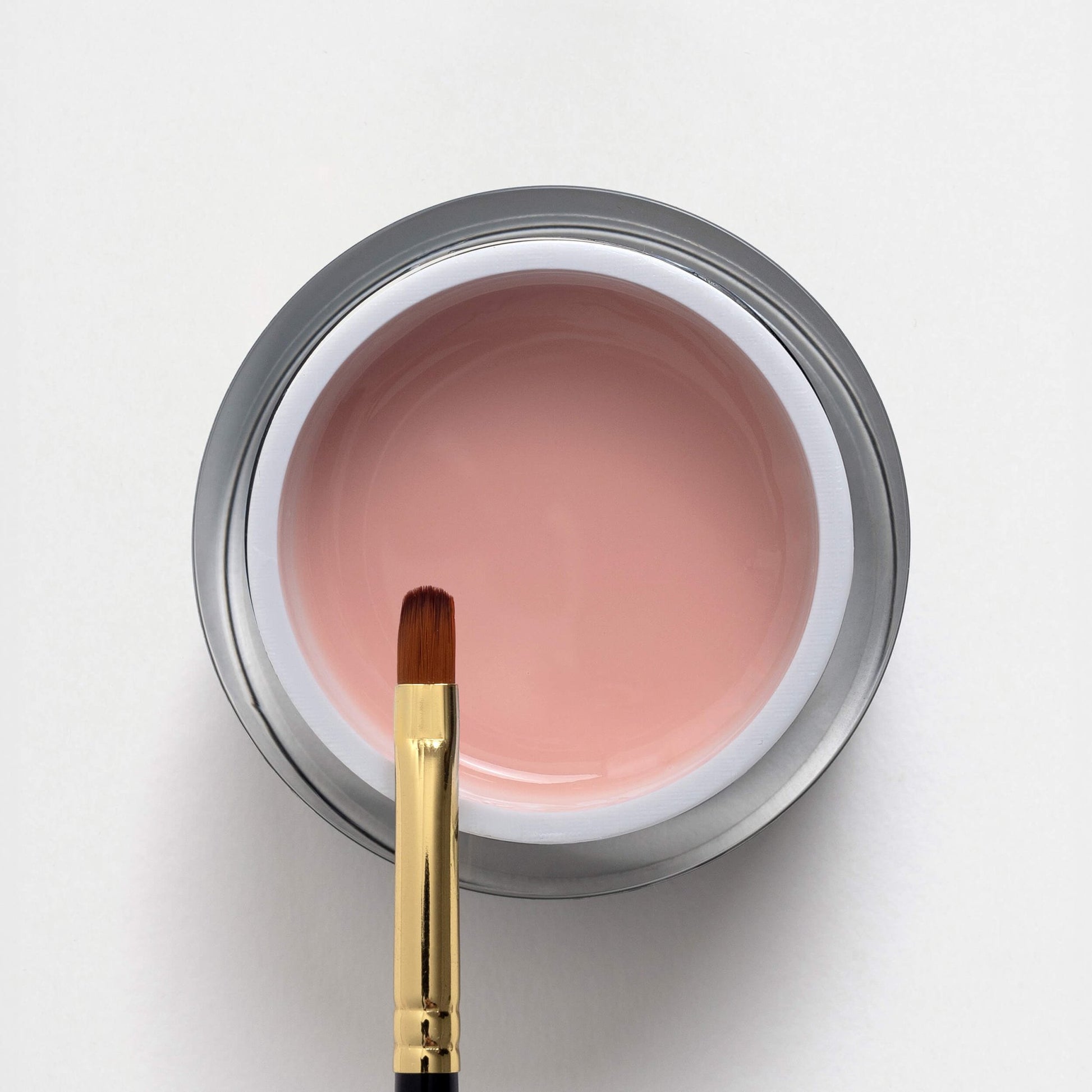 Gel Mousse Aurora Cactus For You - Costruttore rosa chiaro con fibre di vetro per unghie resistenti e luminose.