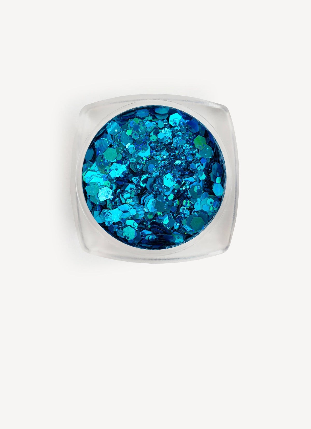 Blue glitter