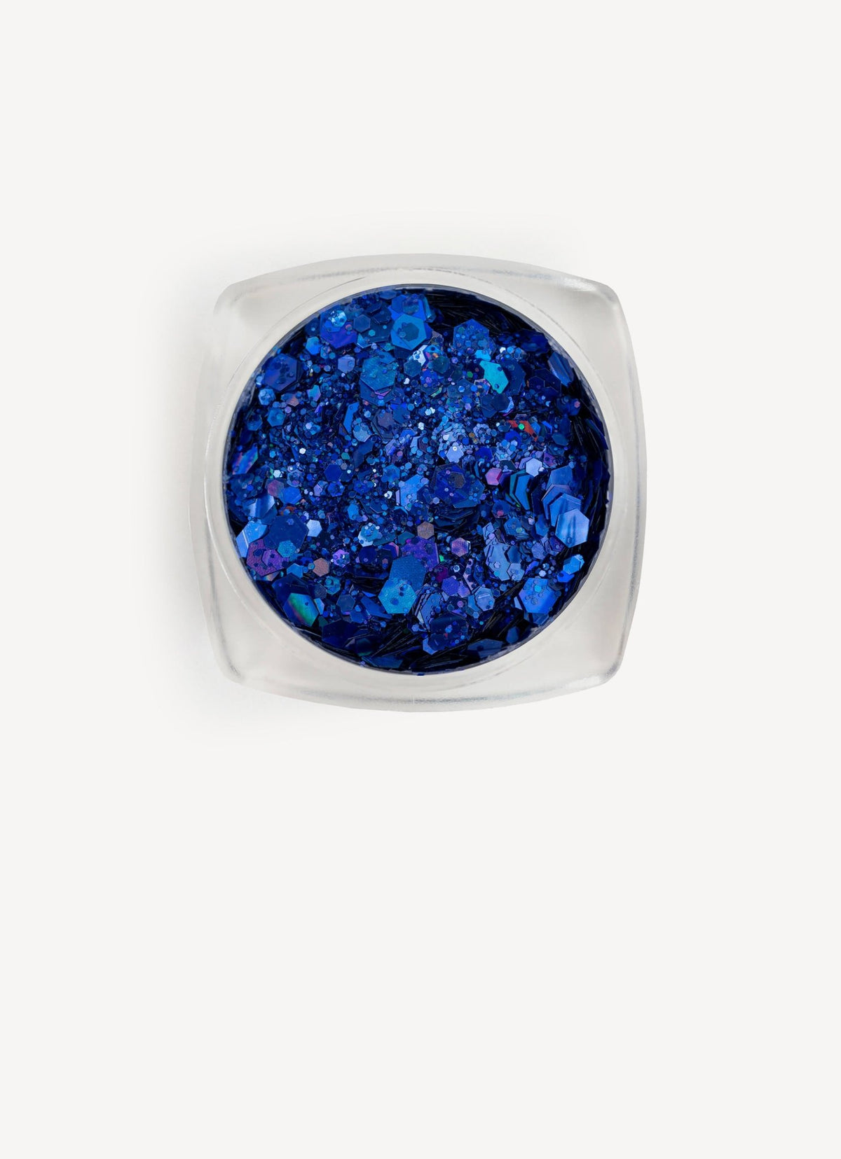Blue glitter