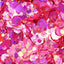 Glitter per decorazioni - fuxia - dettaglio