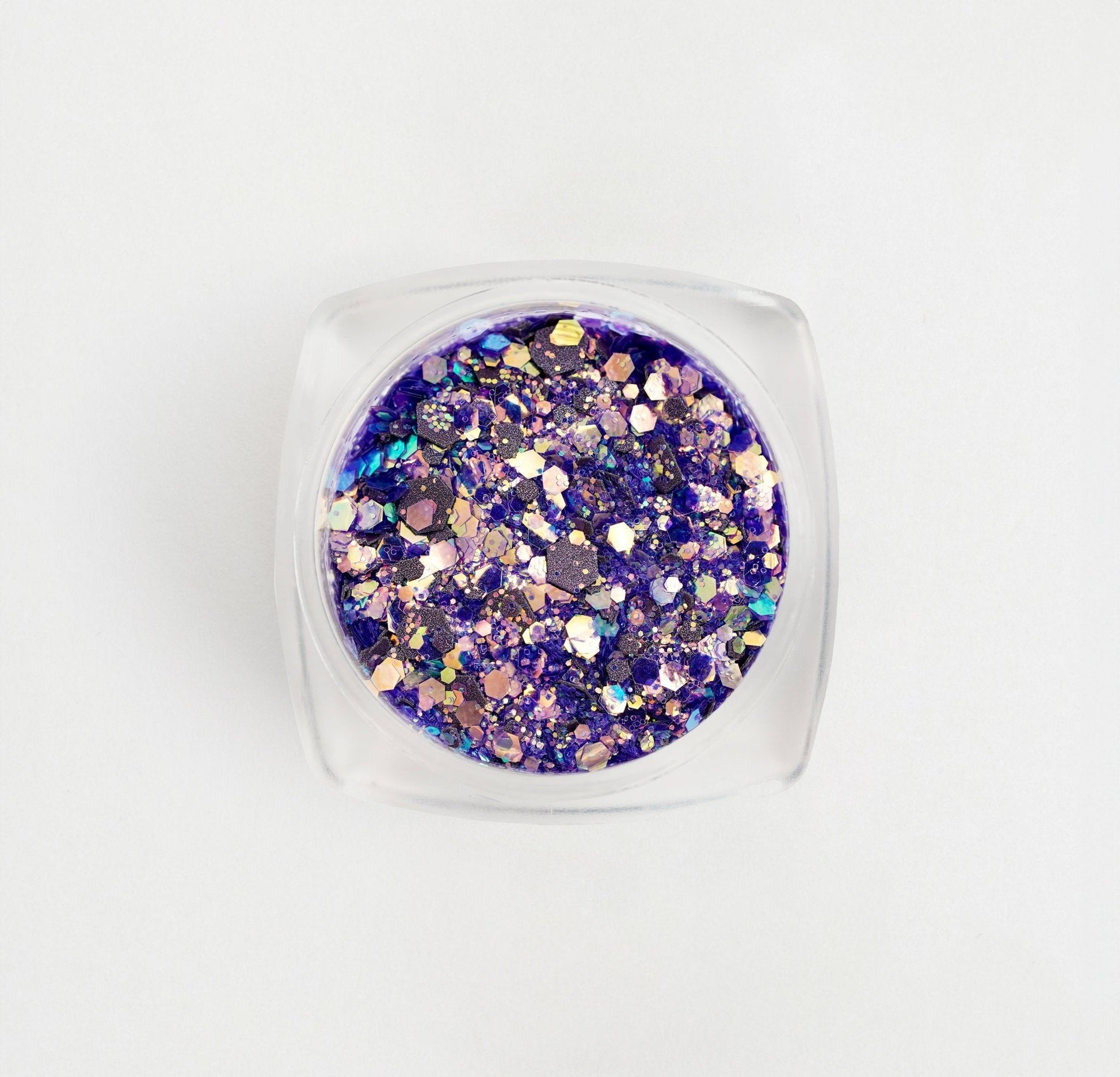 Glitter per decorazioni - viola-blu