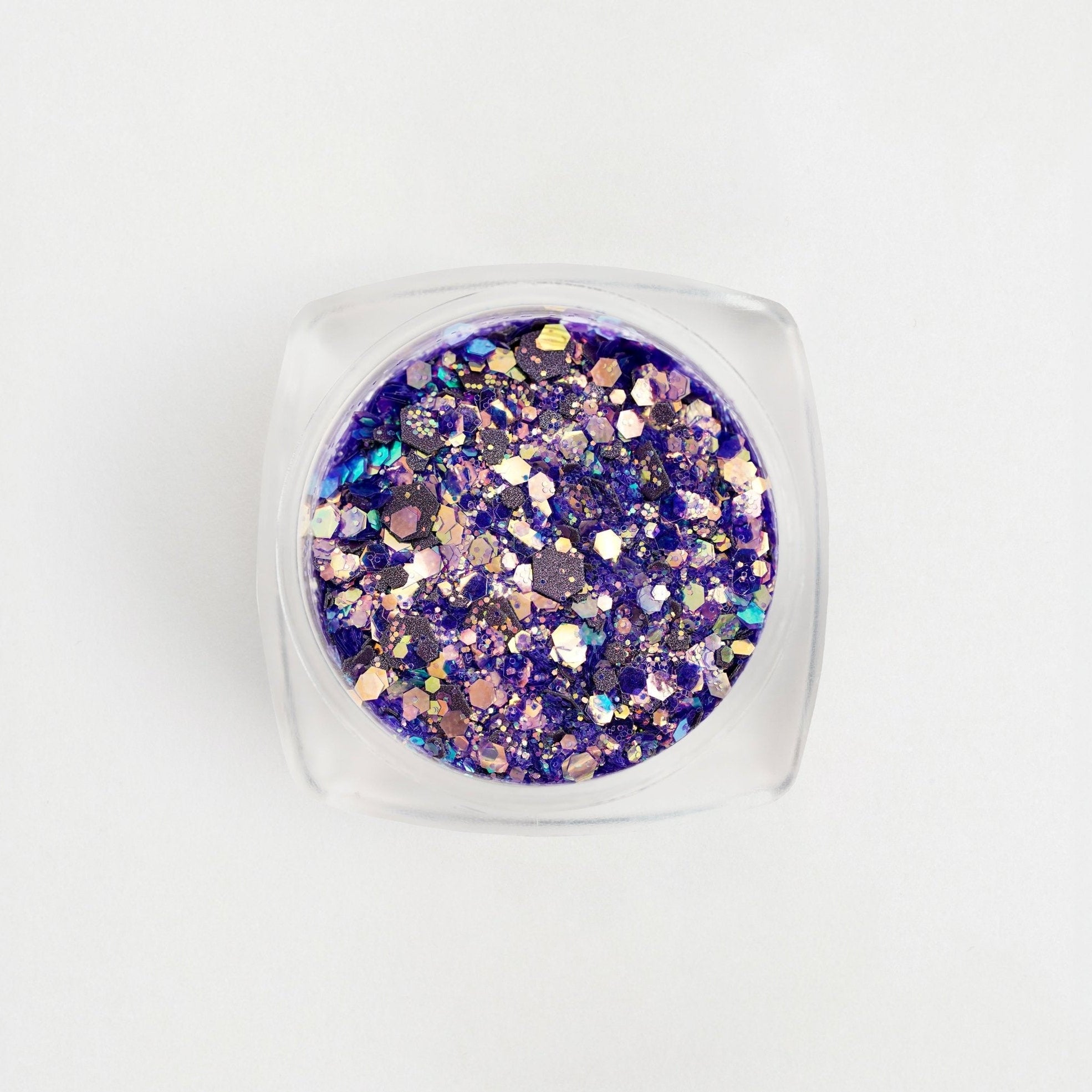 Glitter per decorazioni - viola-blu