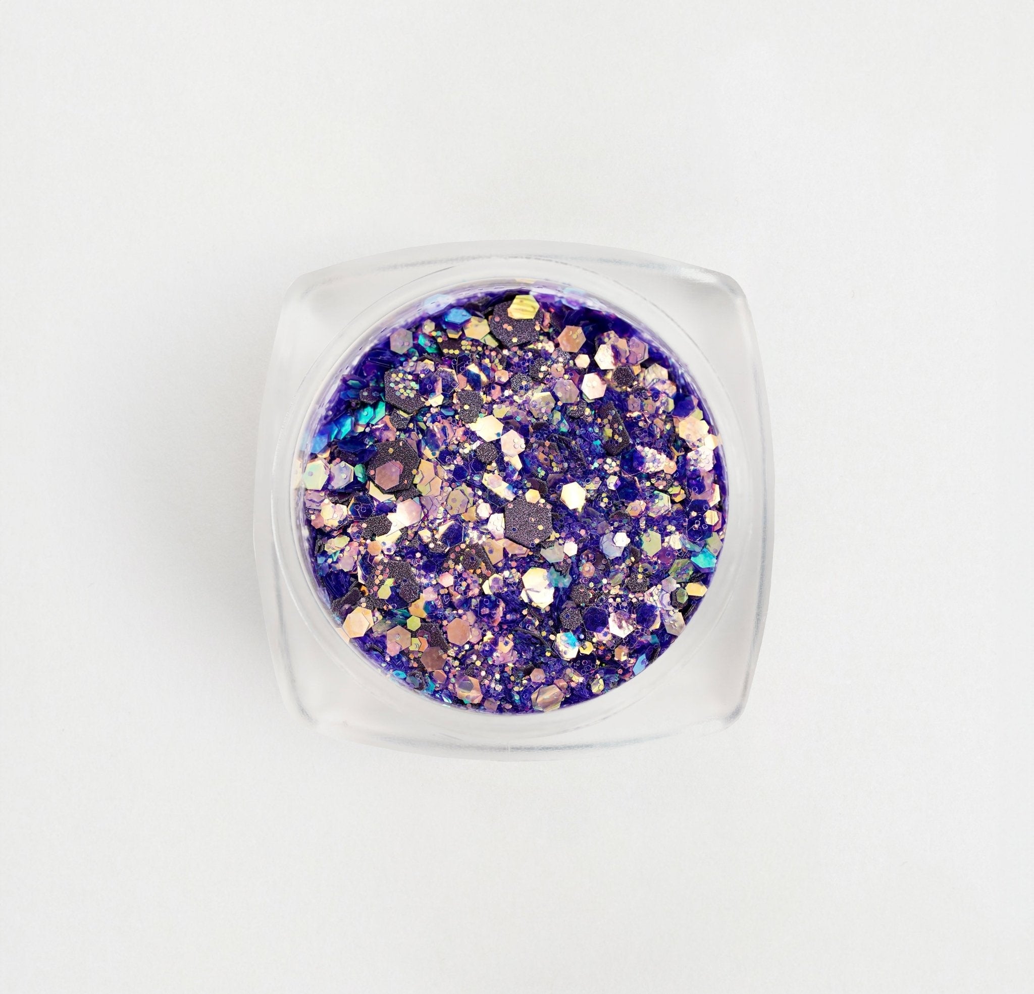 Glitter per decorazioni - viola-blu