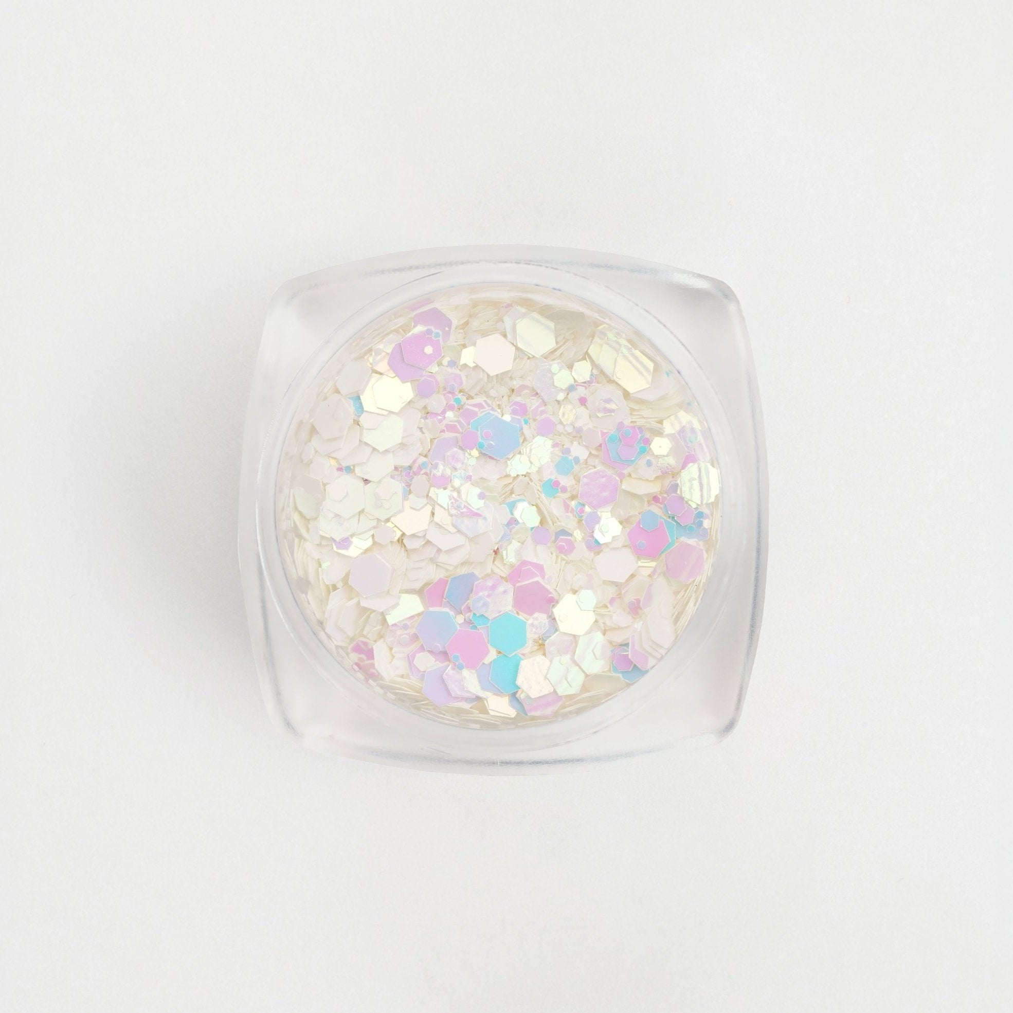 Glitter per decorazioni - bianco
