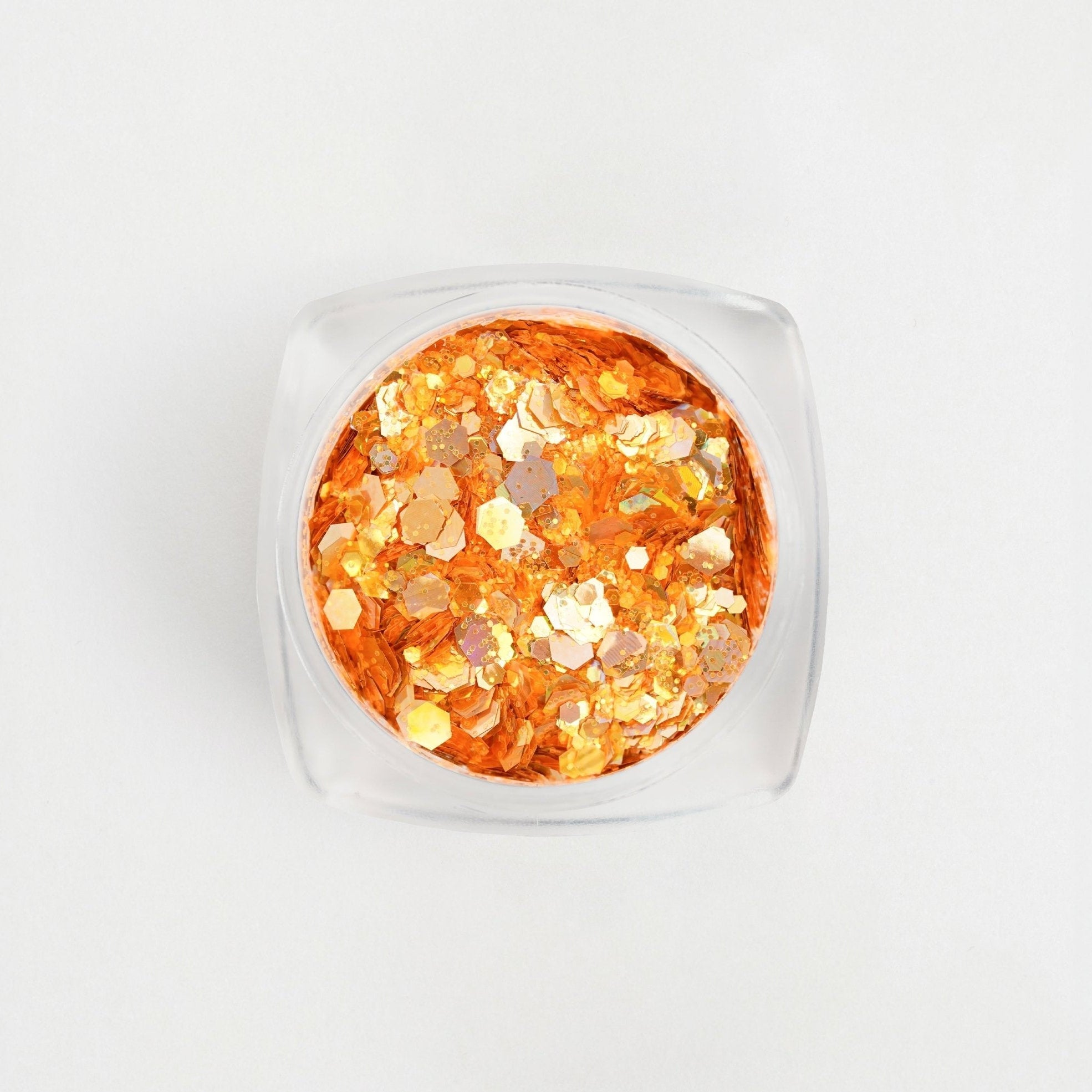 Glitter per decorazioni - arancione