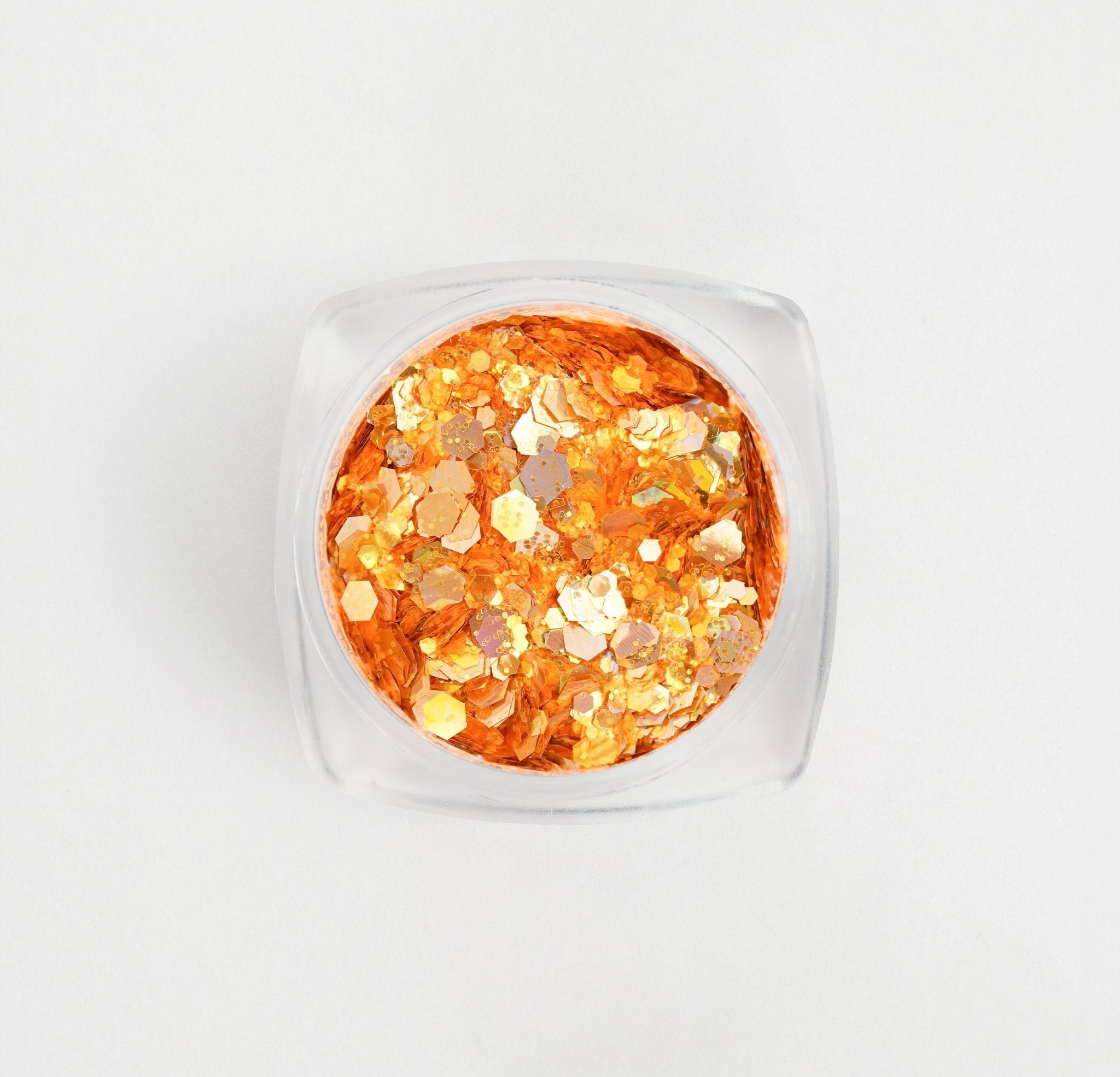 Glitter per decorazioni - arancione