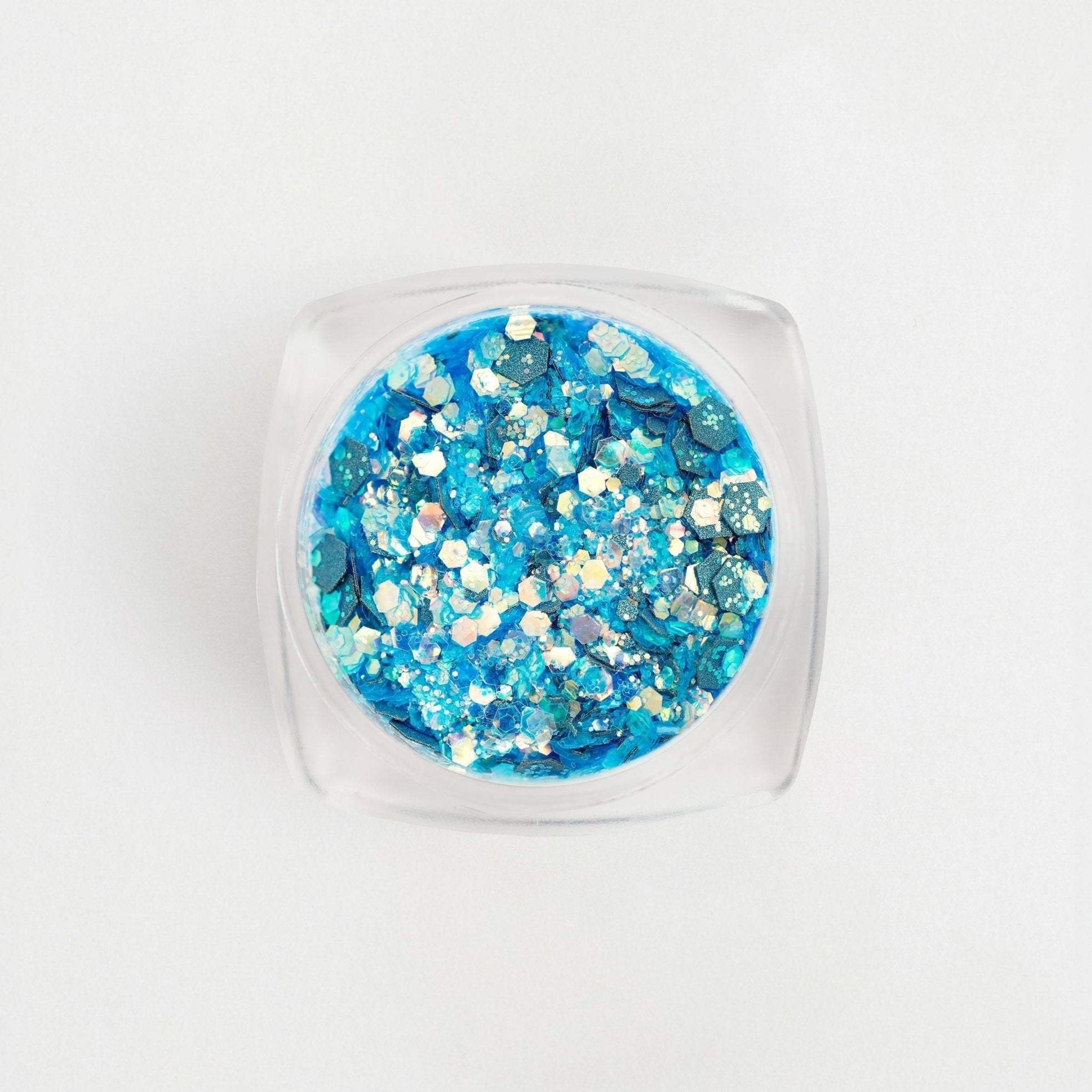 Glitter per decorazioni - celeste