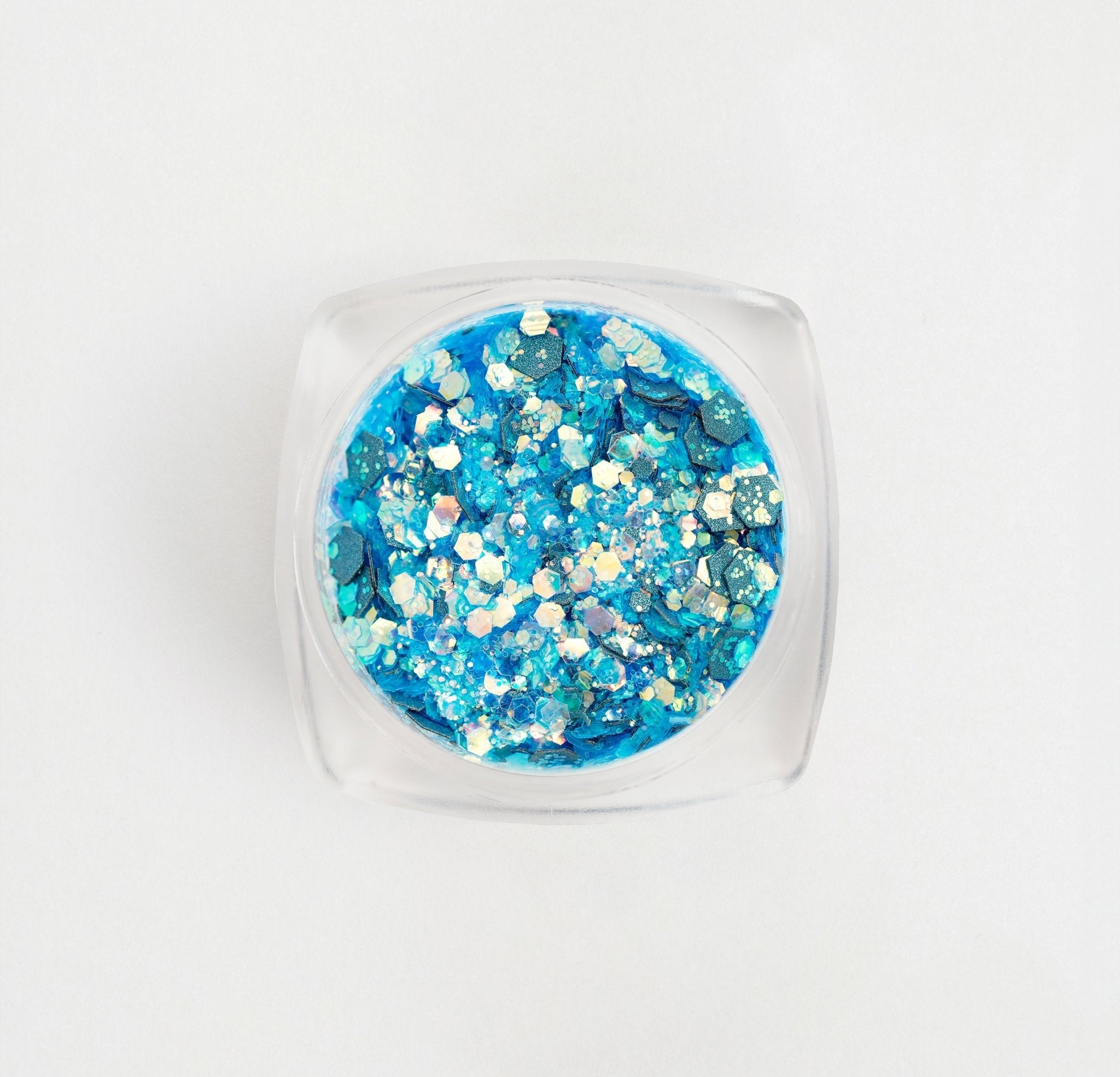 Glitter per decorazioni - celeste