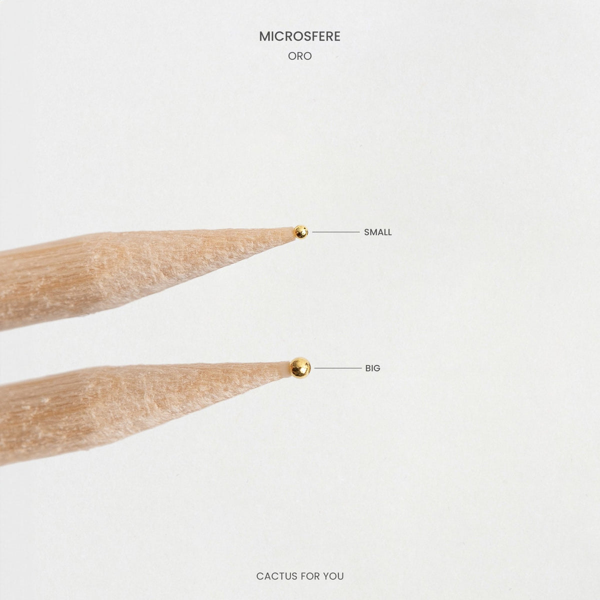 Small Gold Microbeads for Nail Art