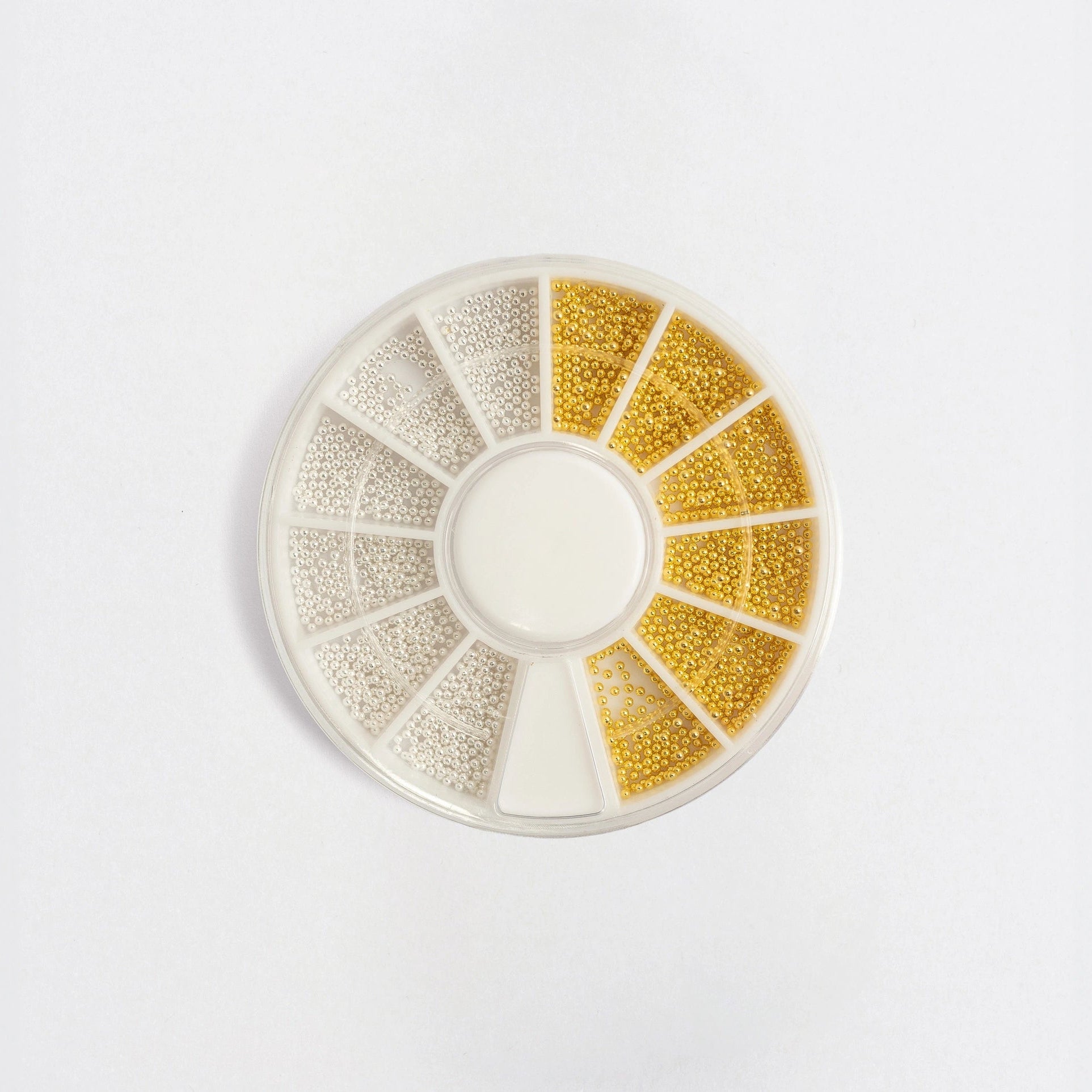 Mikrokugeln Gold und Silber für Nail Art
