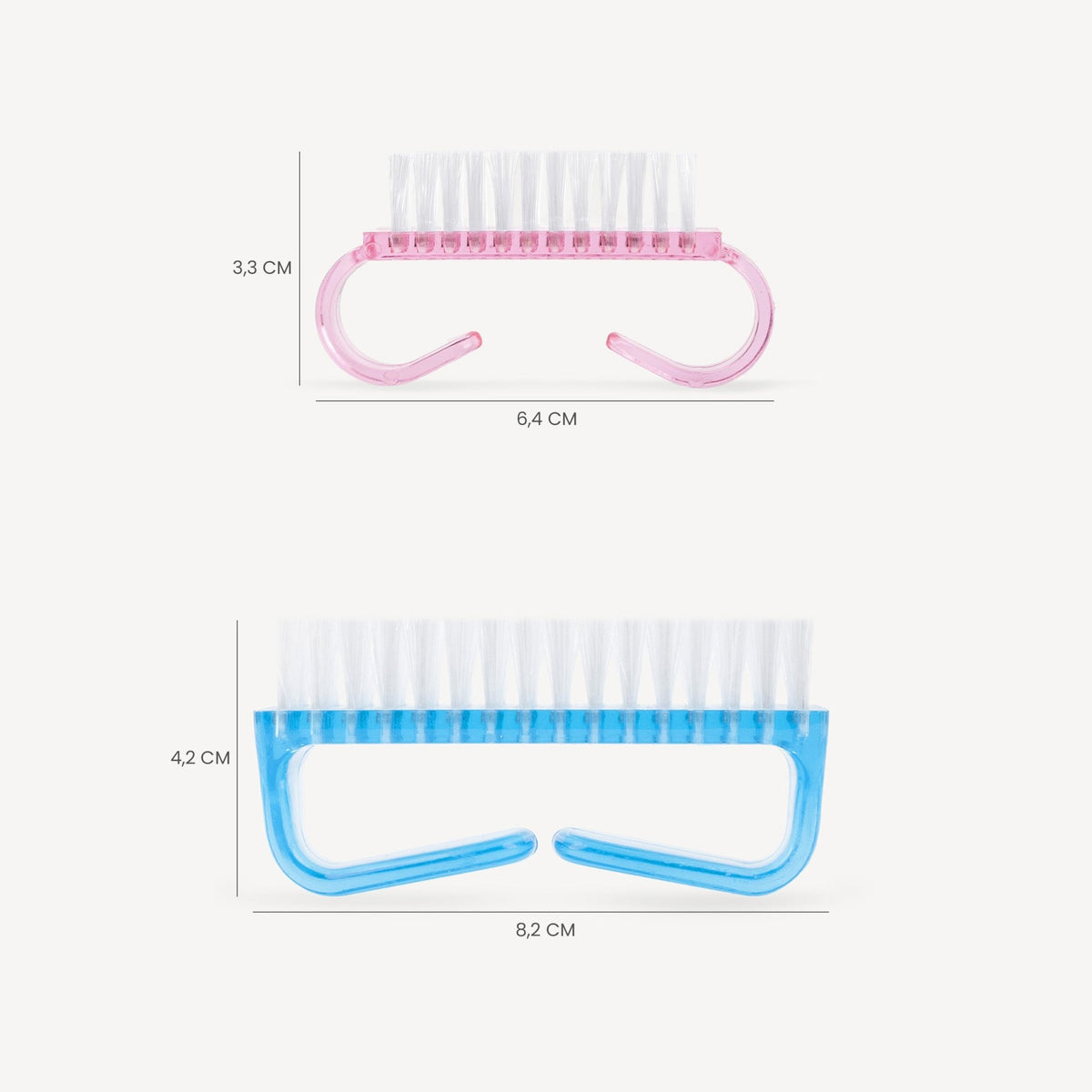Mini Brush with Plastic Bristles