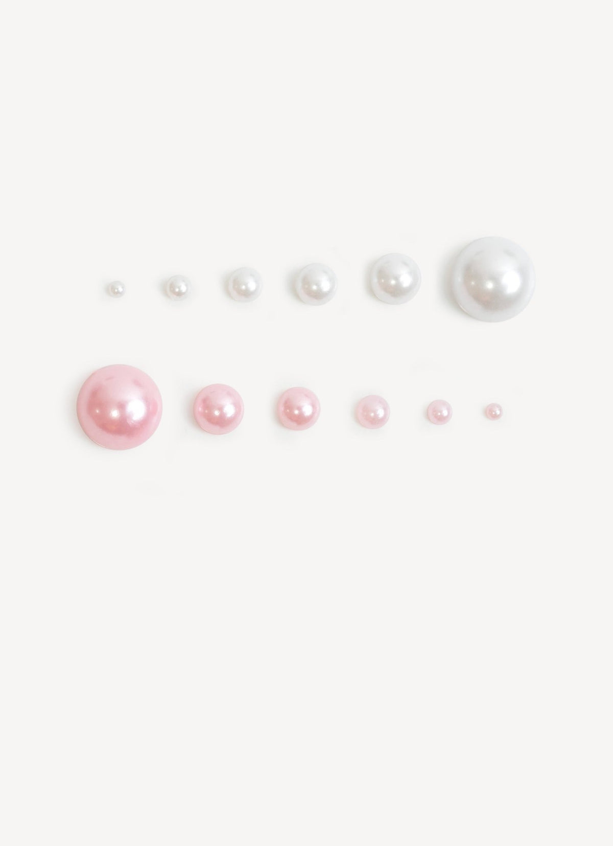 White and Pink Pearls
