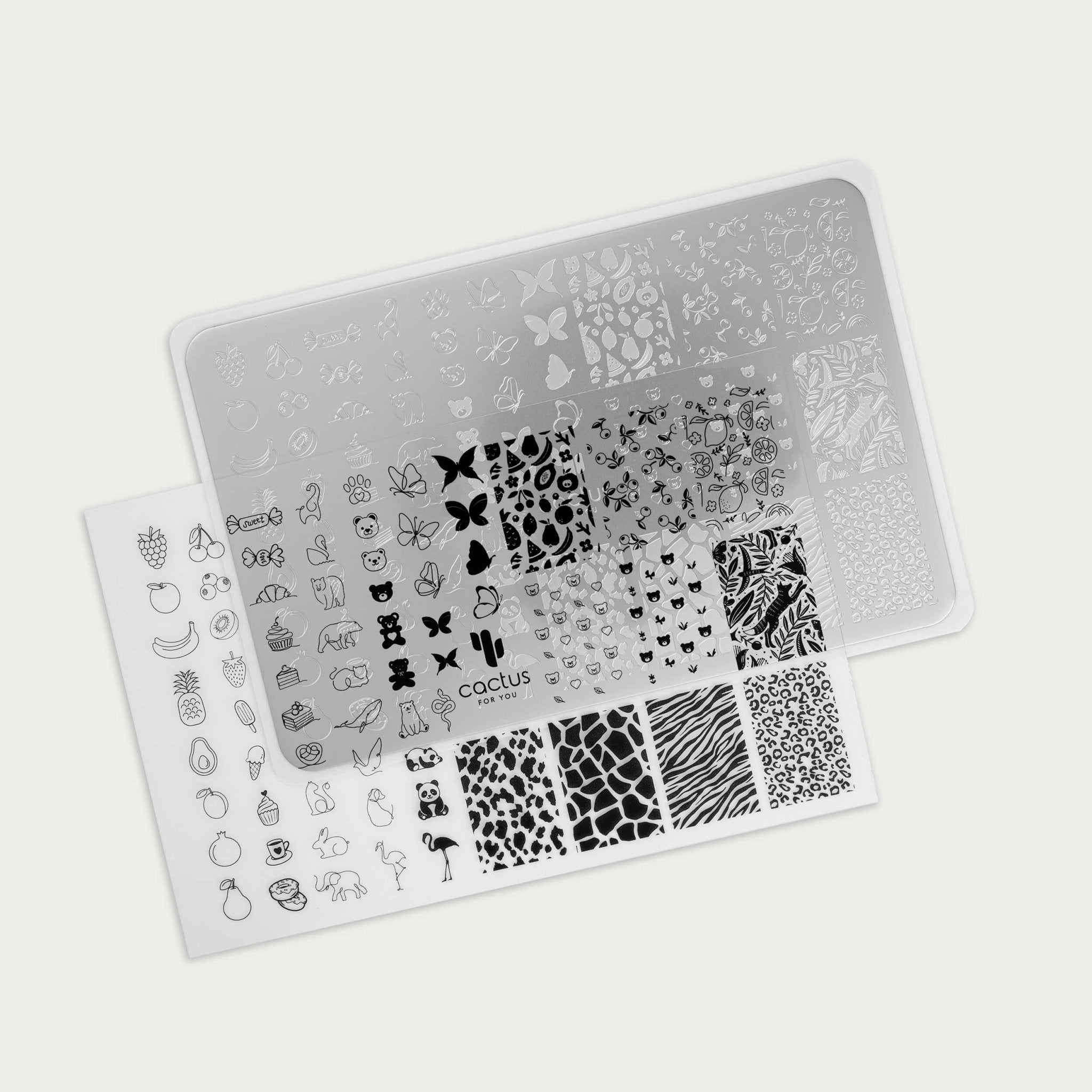 Piastra per Stamping in acciaio Animals & Food