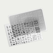 Piastra per Stamping in acciaio Merry Christmas