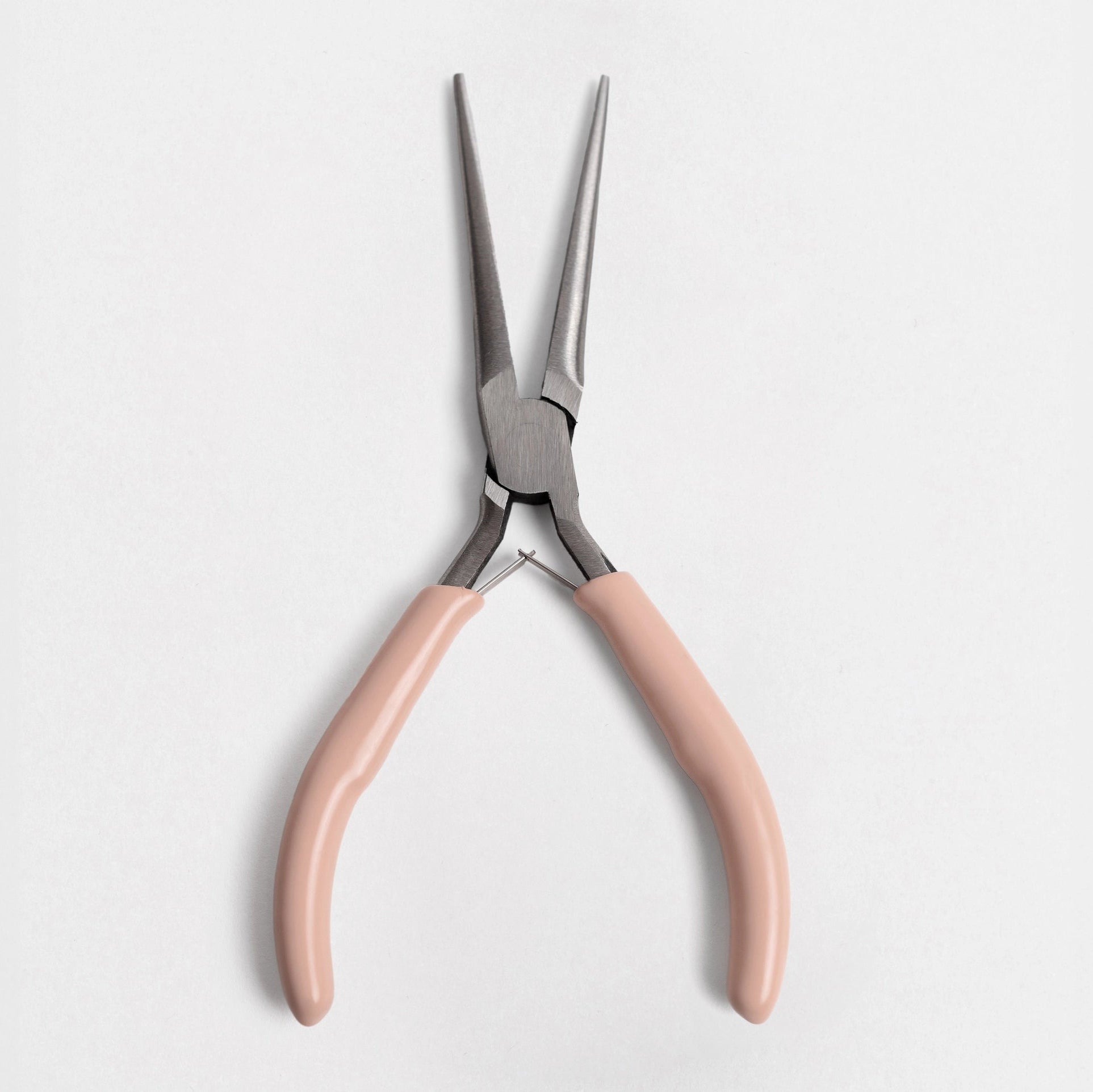 Pinza per ricostruzione unghie con manico rosa