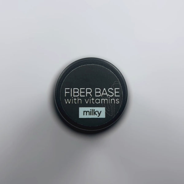 Stesura base semipermanente Fiber - Milky