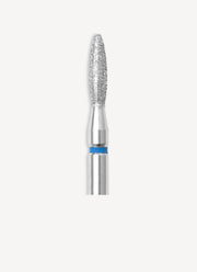 Nail Drill Bit for nails Flame Round Nose Blue d021