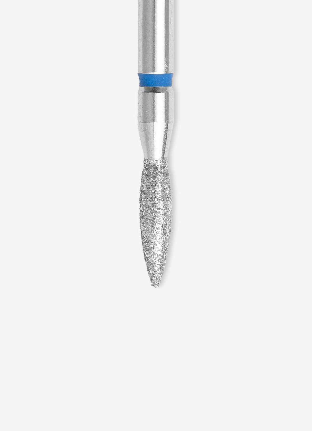 Nail Drill Bit for nails Flame Round Nose Blue d021