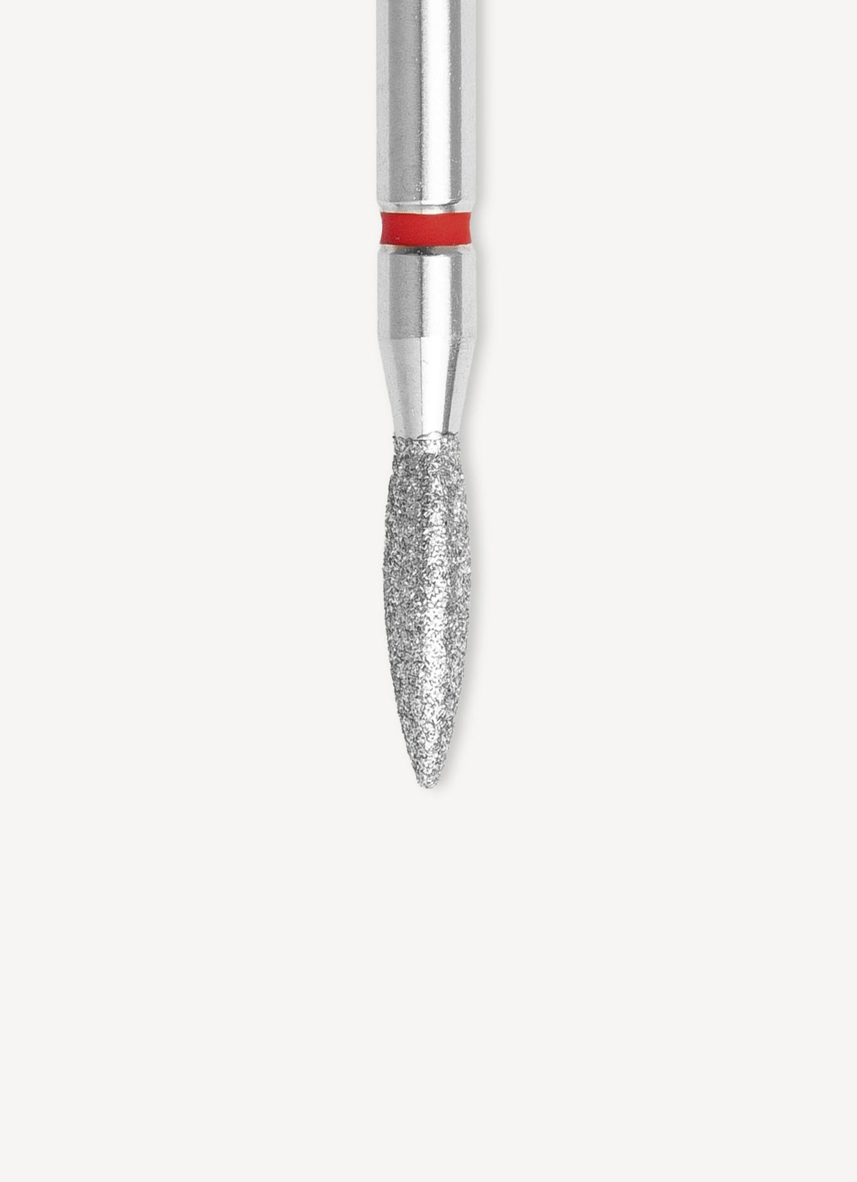 Nail Drill Bit for nails Flame Round Nose Red d021