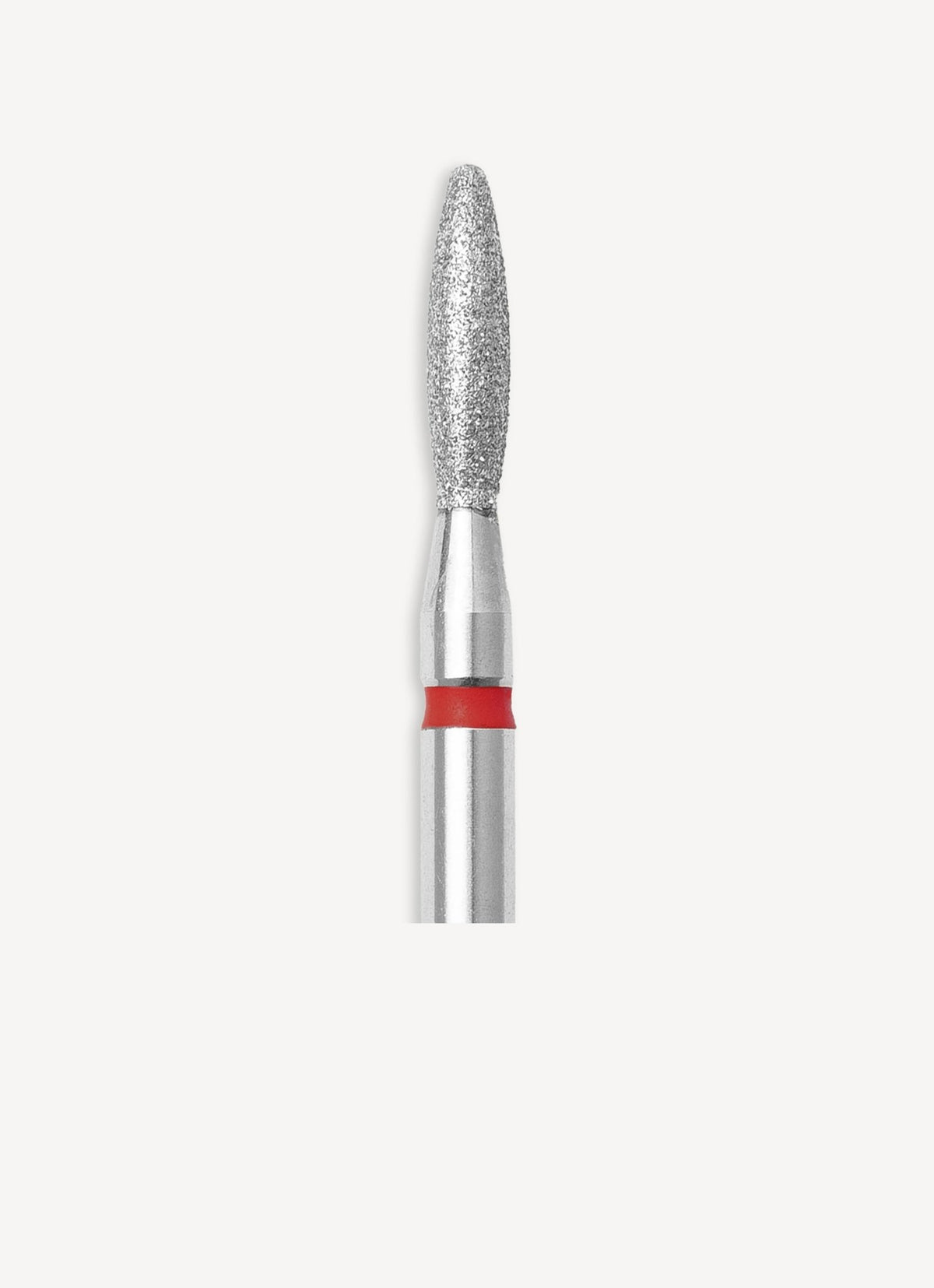 Nail Drill Bit for nails Flame Round Nose Red d021