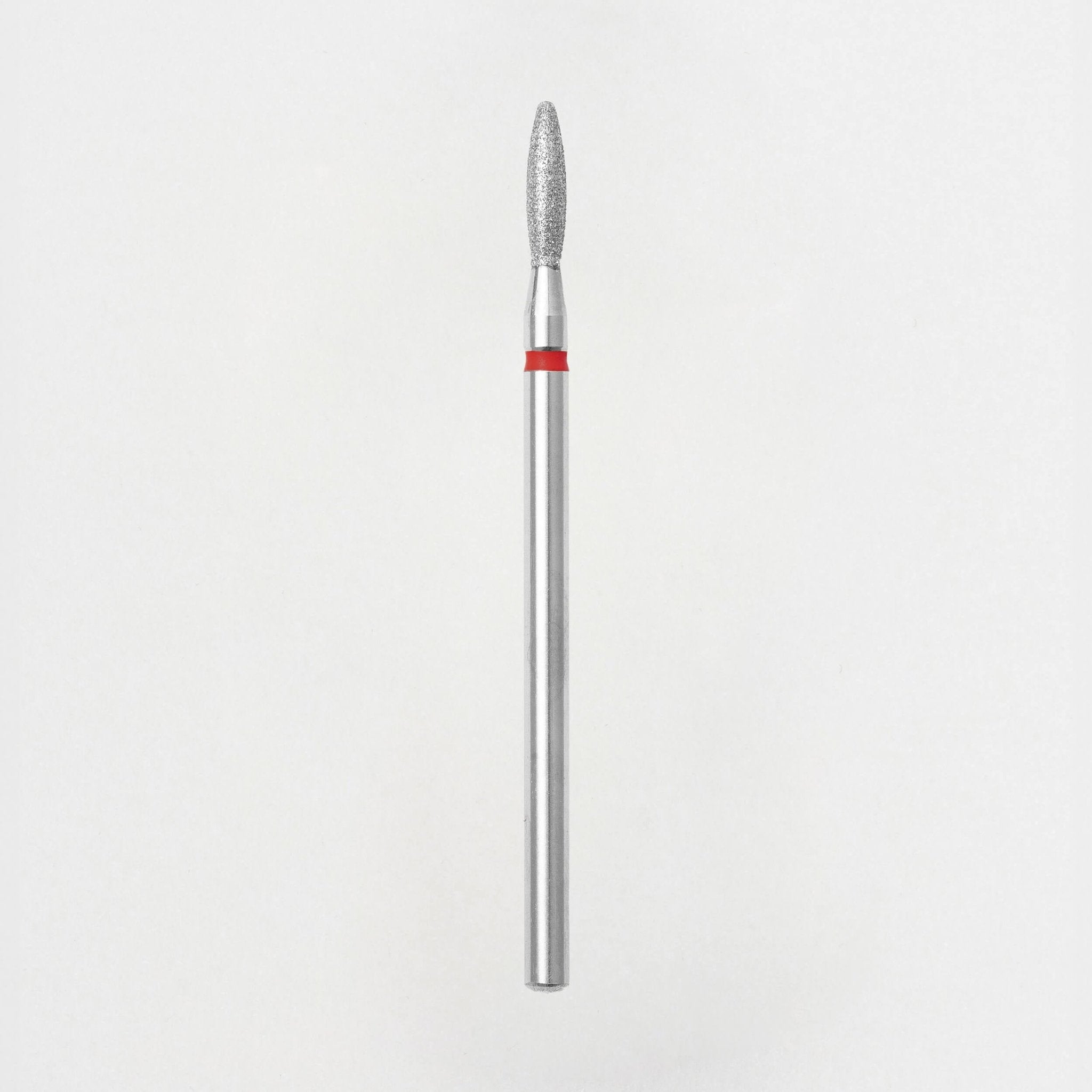 <tc>Nail Drill Bit</tc> for nails Flame Round Nose Red d021
