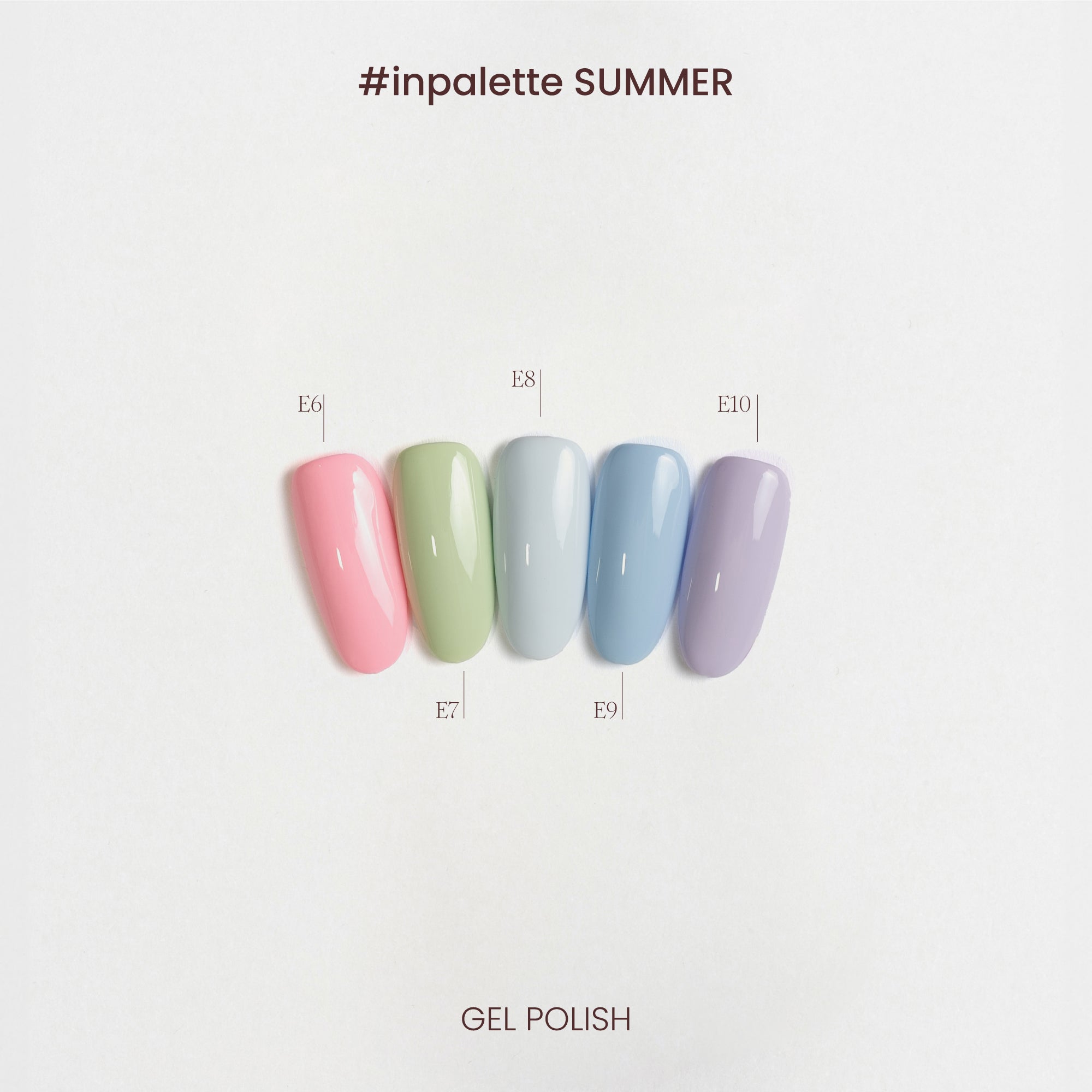 Collezione di colori semipermanenti Summer - E6-E10 - dettaglio colori