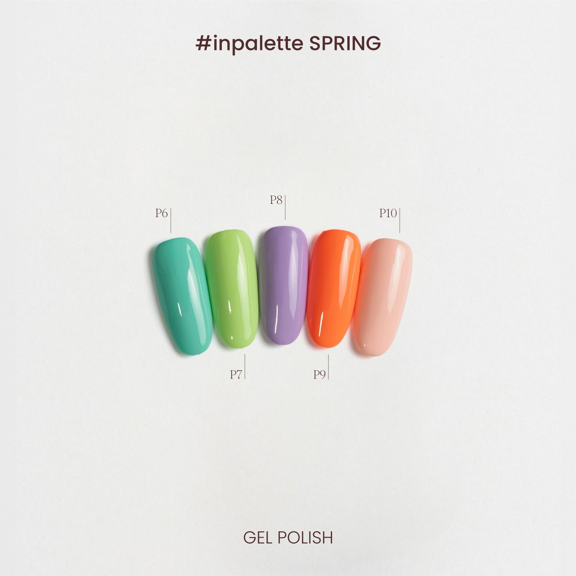 Collezione di colori semipermanenti Spring - P6-P10 - dettaglio colori