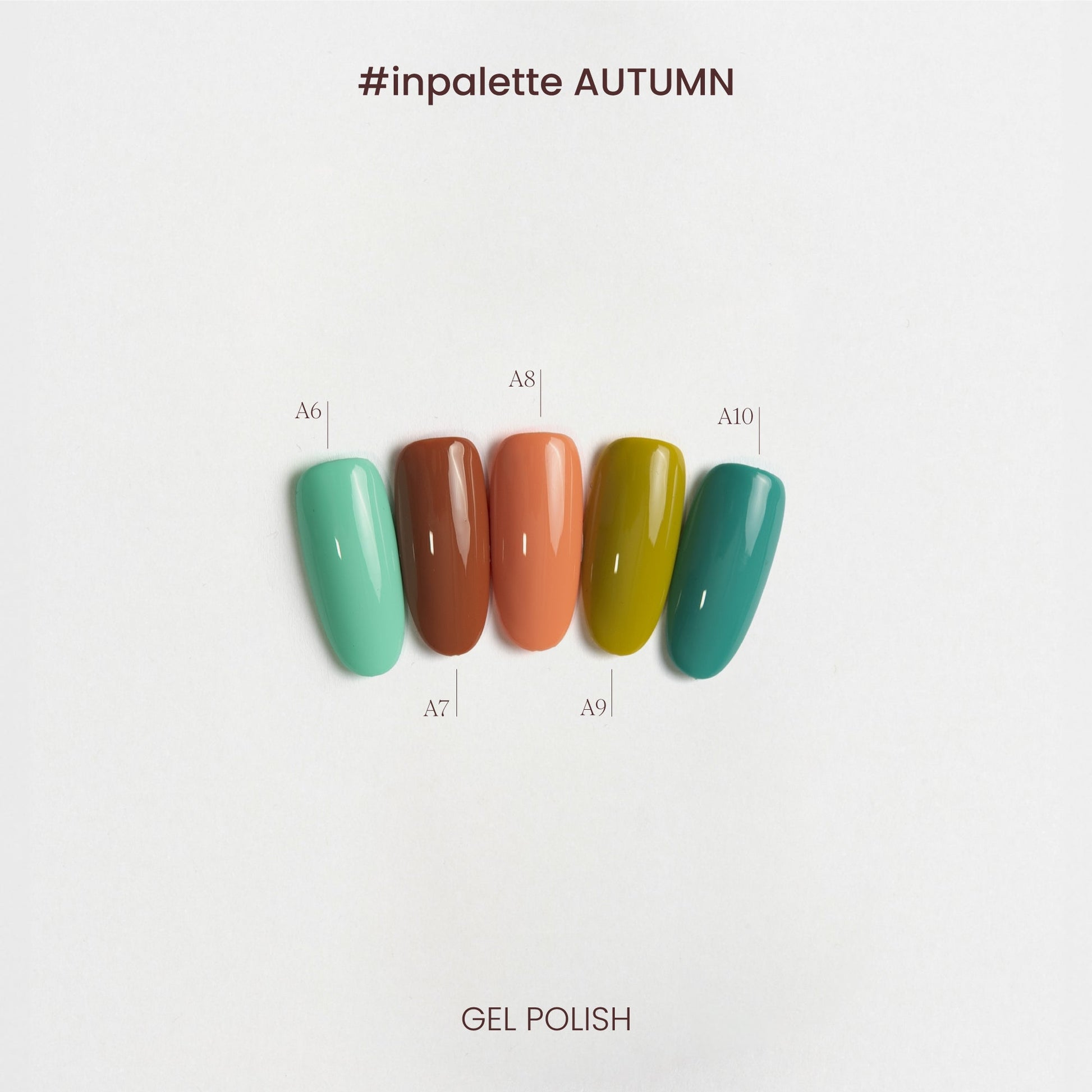 Collezione di colori semipermanenti Autumn - A6-A10 - dettaglio colori