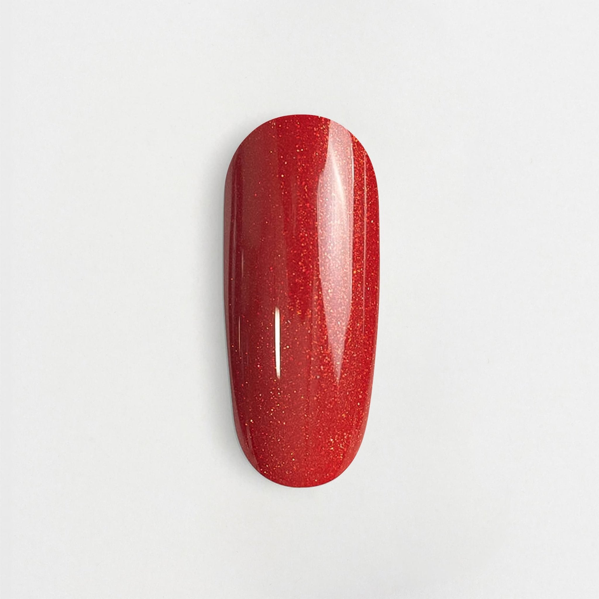 semi-permanent nail polish Christmas Red S038