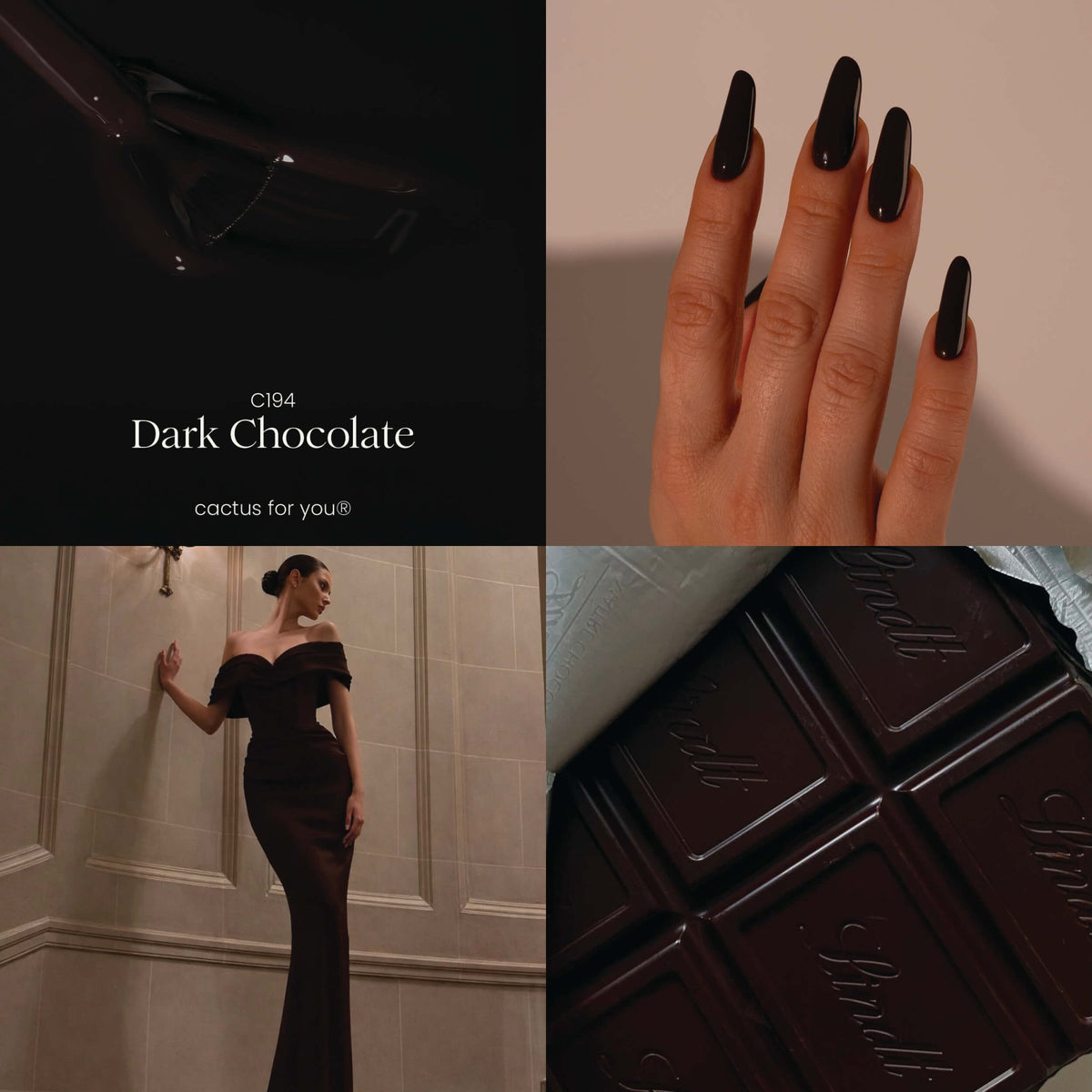 Dark Chocolate C194 Gel Polish