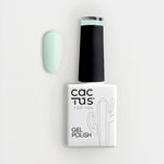 Gel Polish C161 Fiocco, delicato verde menta per unghie eleganti.