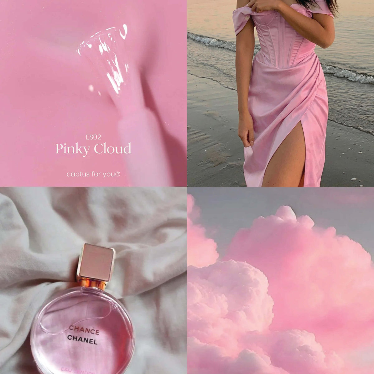 Pinky Cloud ES02 Gel Polish