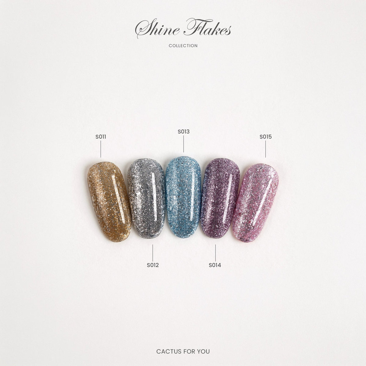 Shine Flakes S012 Gel Polish