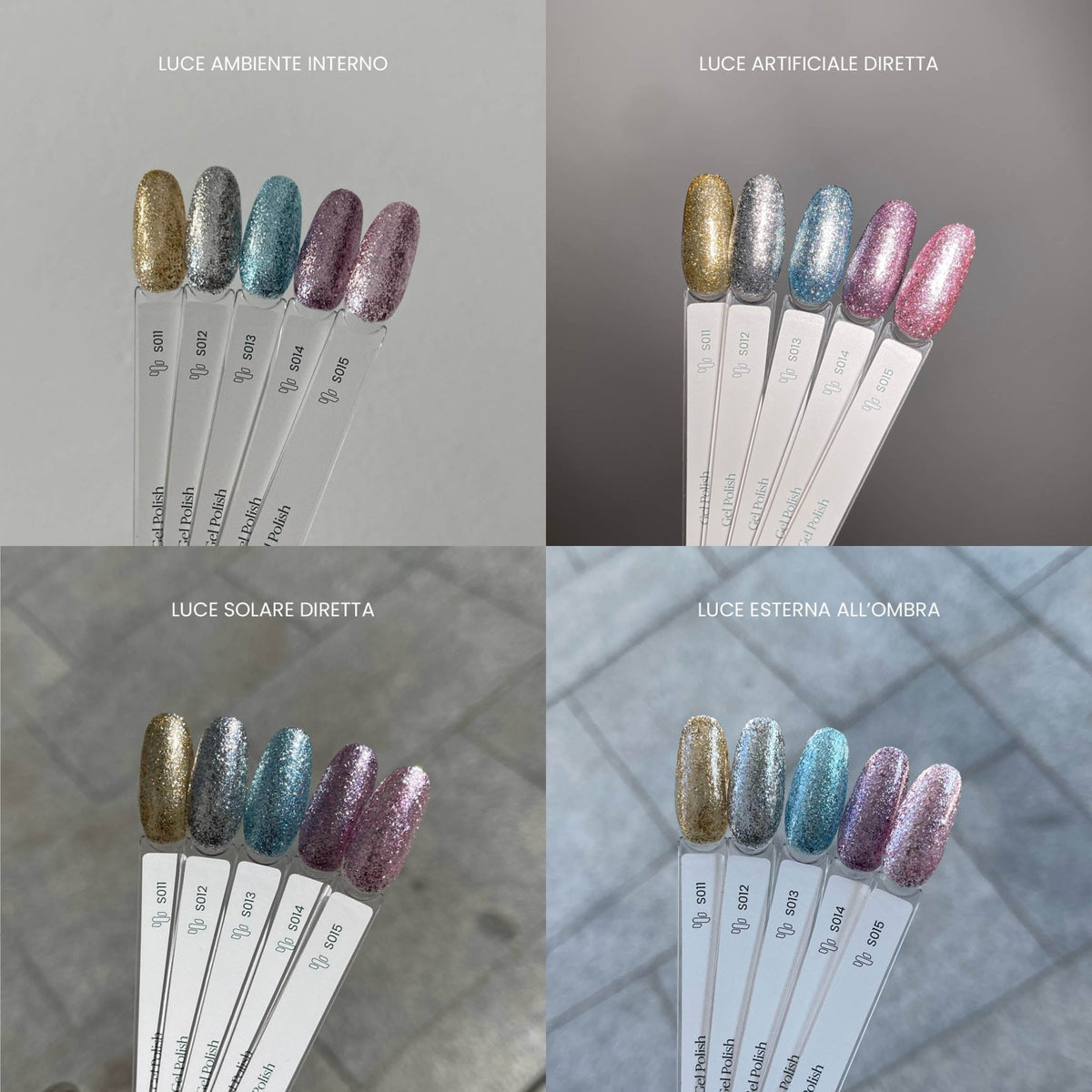 Shine Flakes S012 Gel Polish