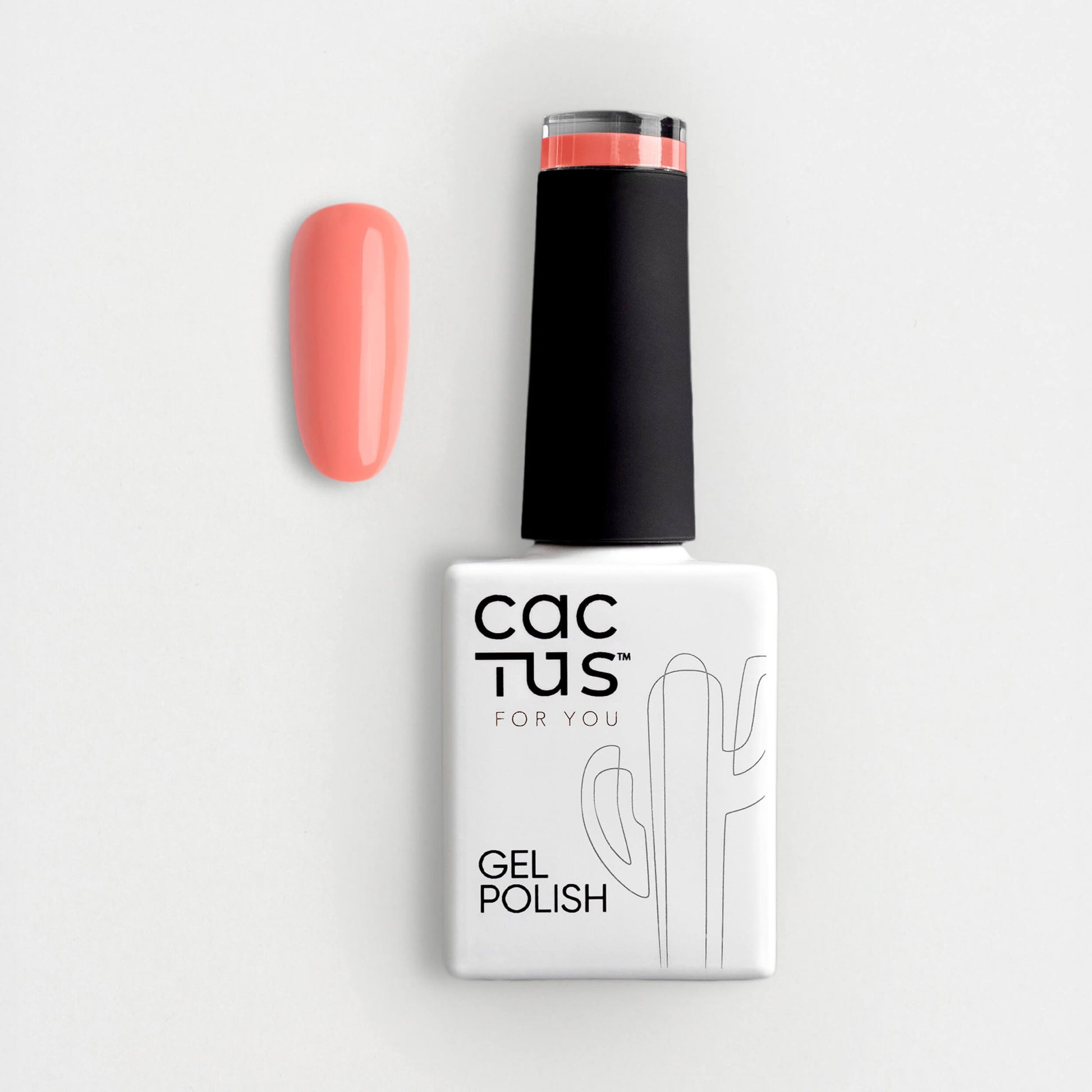 Gel polish C-167 Stella Marina: rosa corallo caldo per manicure estive professionali.