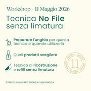 Workshop - 11 Maggio (dalle 9 alle 16) - Tecnica No File senza limatura
