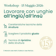 Workshop - 15 Maggio (dalle 9 alle 16) - Lavorare con unghie all'ingiù o all'insù