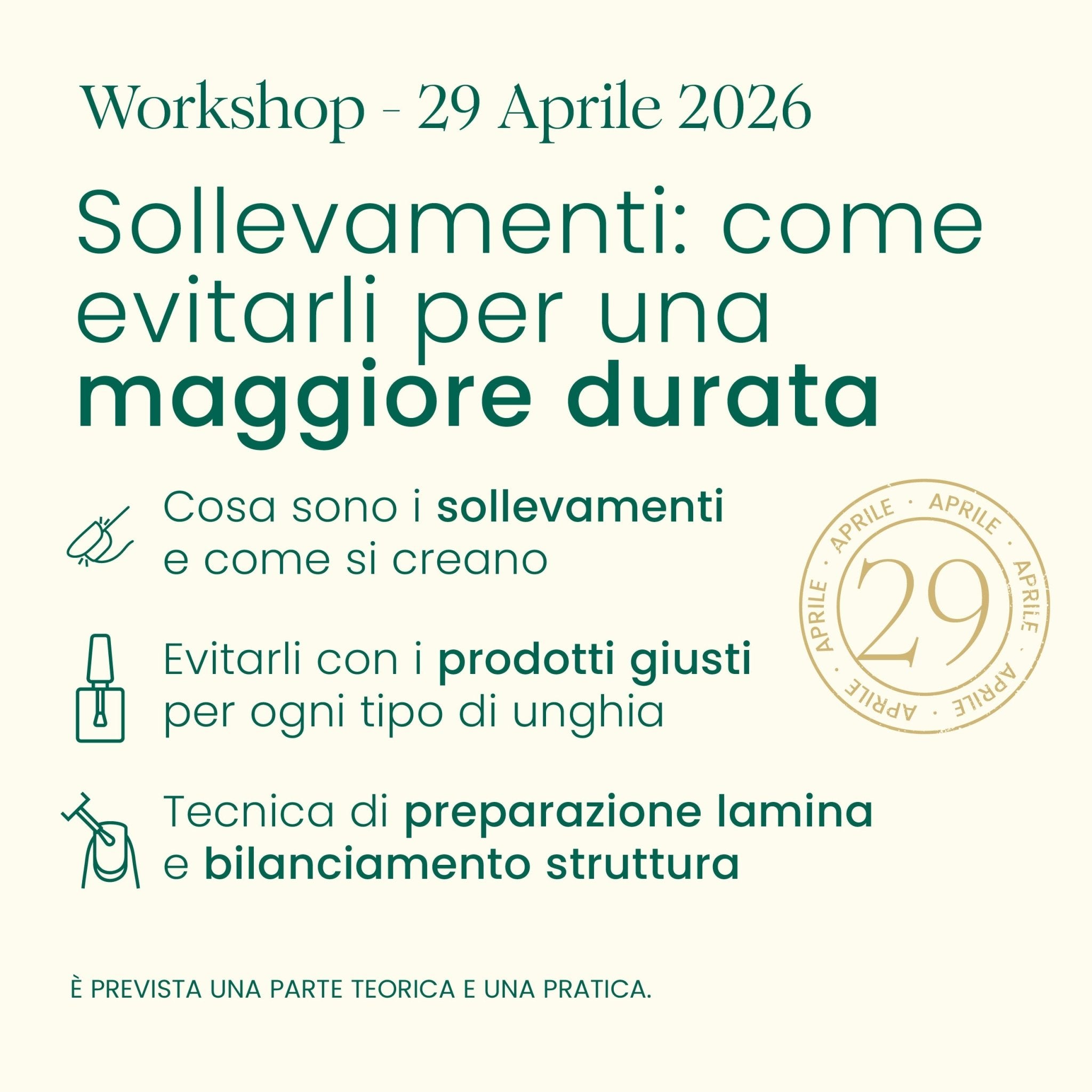 Workshop - 29 Aprile (dalle 9 alle 16) - Sollevamenti: come evitarli per una maggiore durata